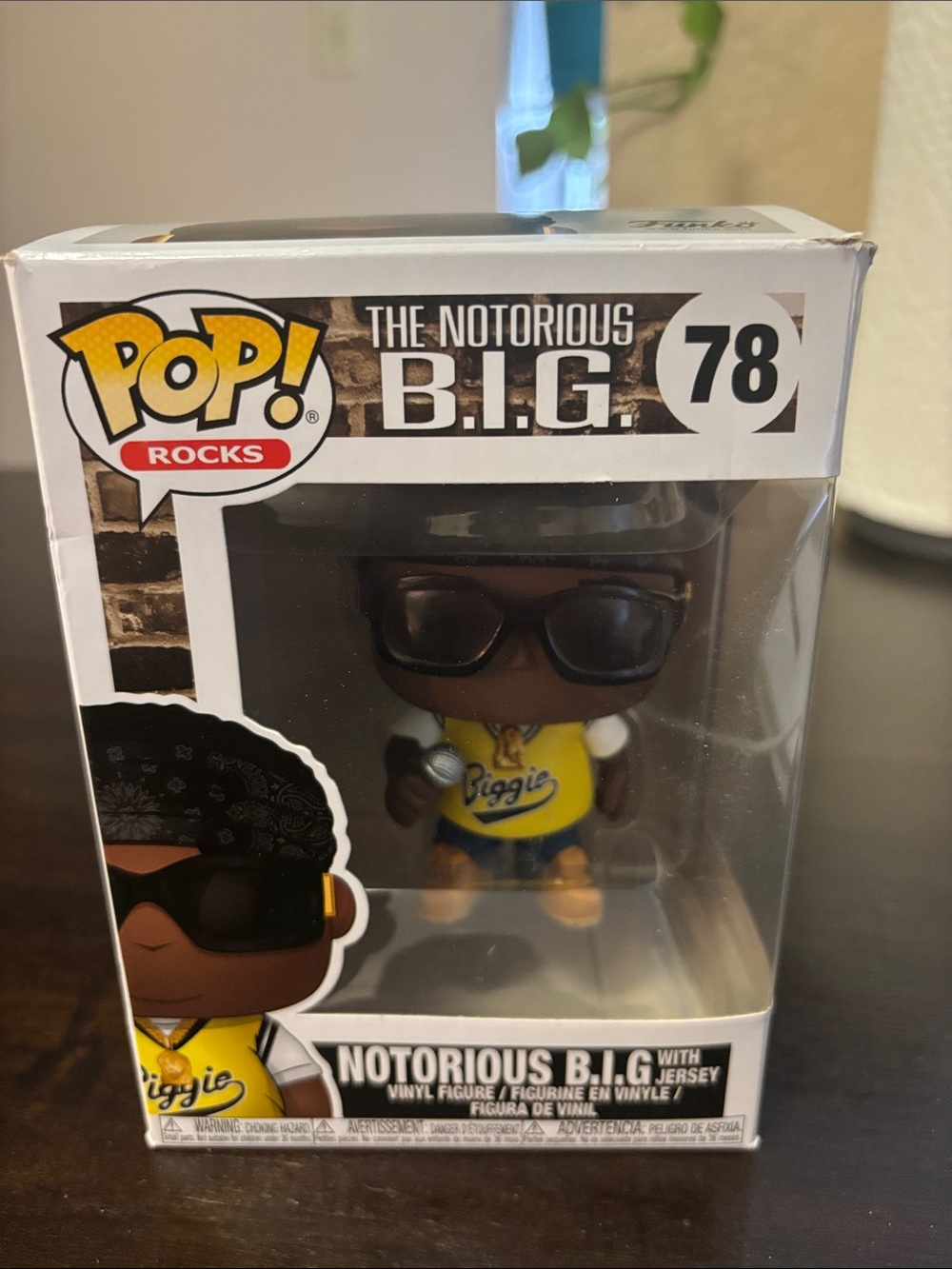 Funko POP! Rocks Notorious B.I.G. Vinyl Figure - Yellow & Black